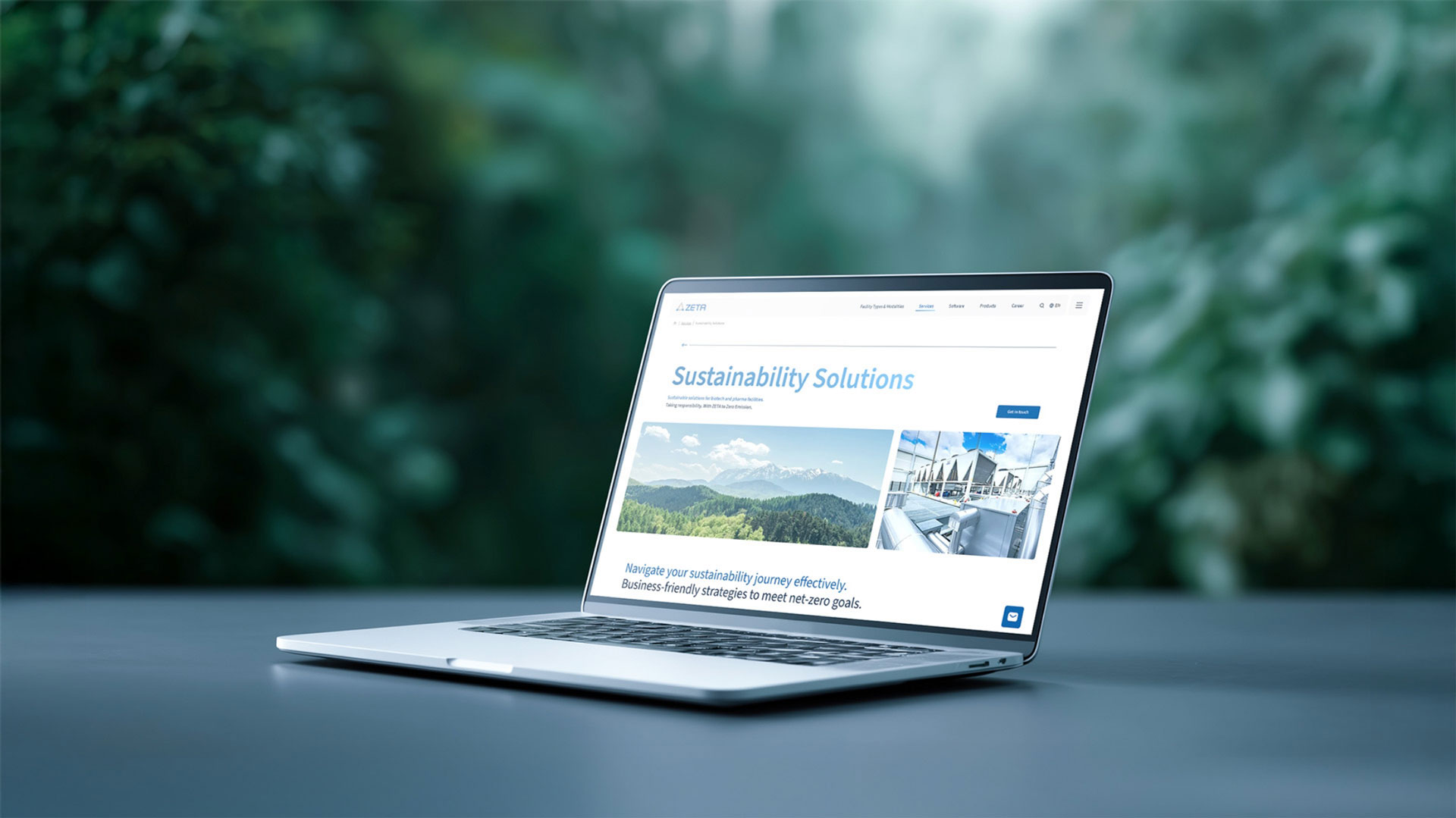 ZETA - responsive Website by Rubikon Werbeagentur